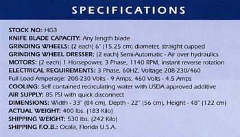 Specifications